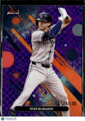 Ryan McMahon 2025 Topps Finest Purple Refractor /150 Colorado Rockies