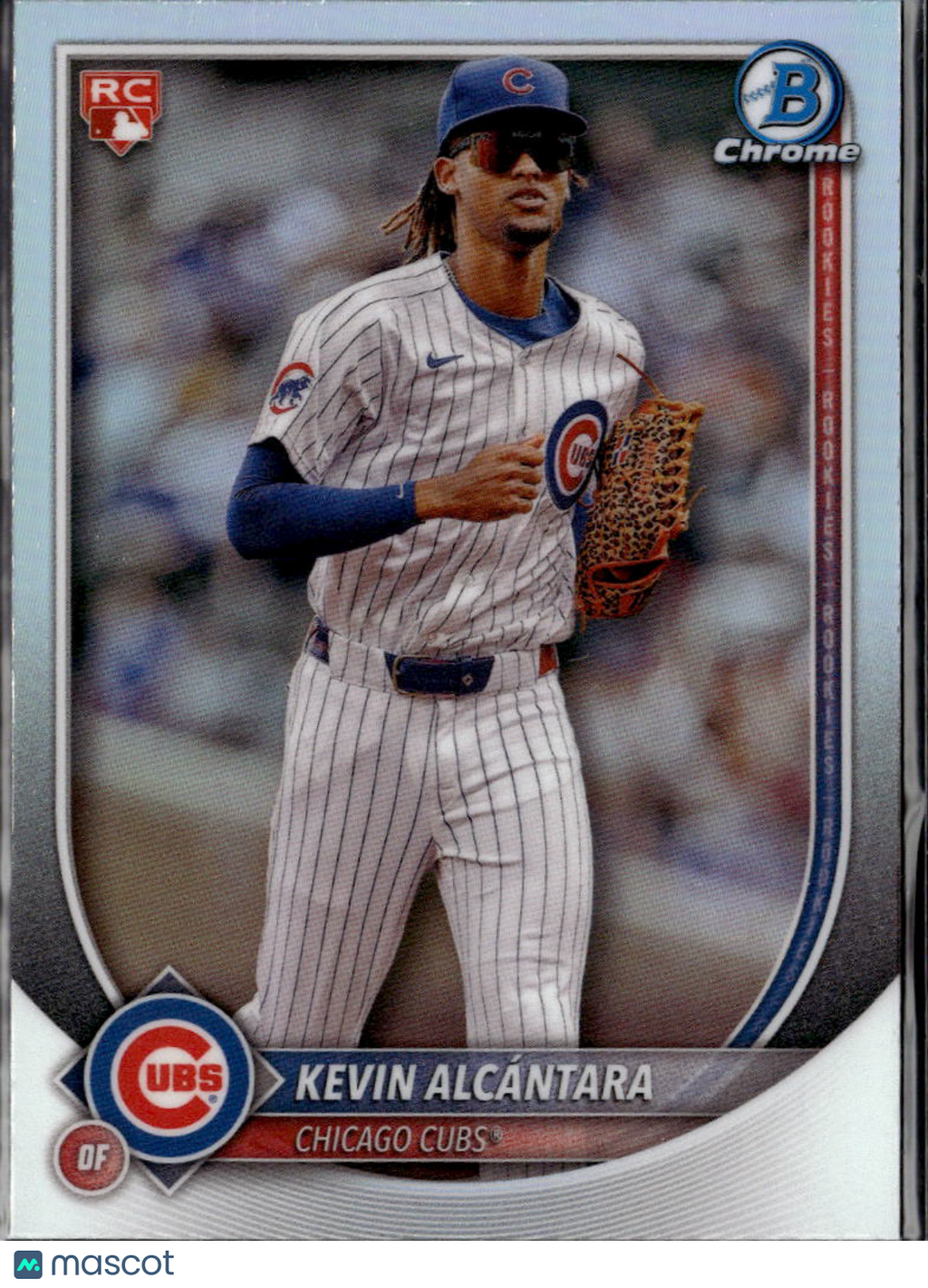 Kevin Alcantara 2025 Bowman Chrome RED Rookie Refractor RC Chicago Cubs