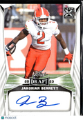 Jakorian Bennett 2023 Leaf Draft Auto Autograph RC Eagles