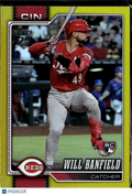 Will Banfield 2026 Topps Series One RC Yellow Rookie /399 Cincinnati Reds