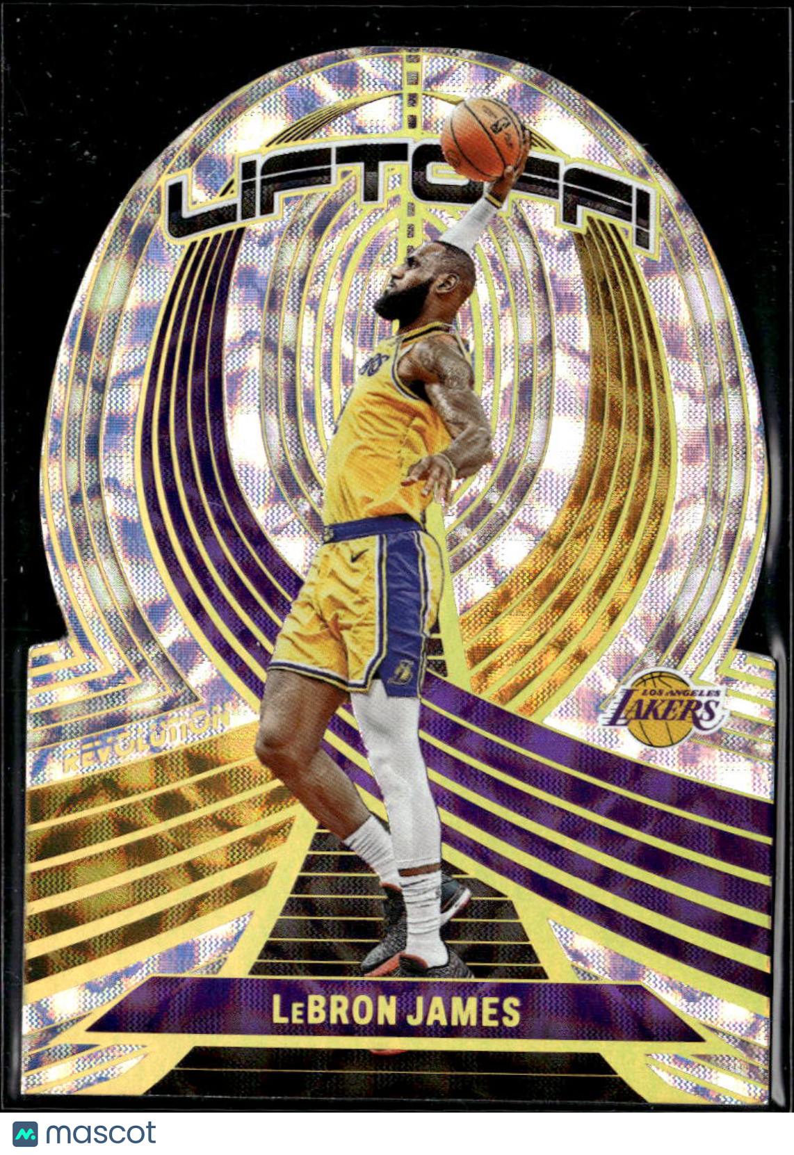 LeBron James 2022-23 Revolution Liftoff! Asia GOLD 10/10 Los Angeles Lakers
