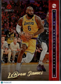 LeBron James 2021-22 Chronicles Luminance Red Stars SSP 1/3 Los Angeles Lakers
