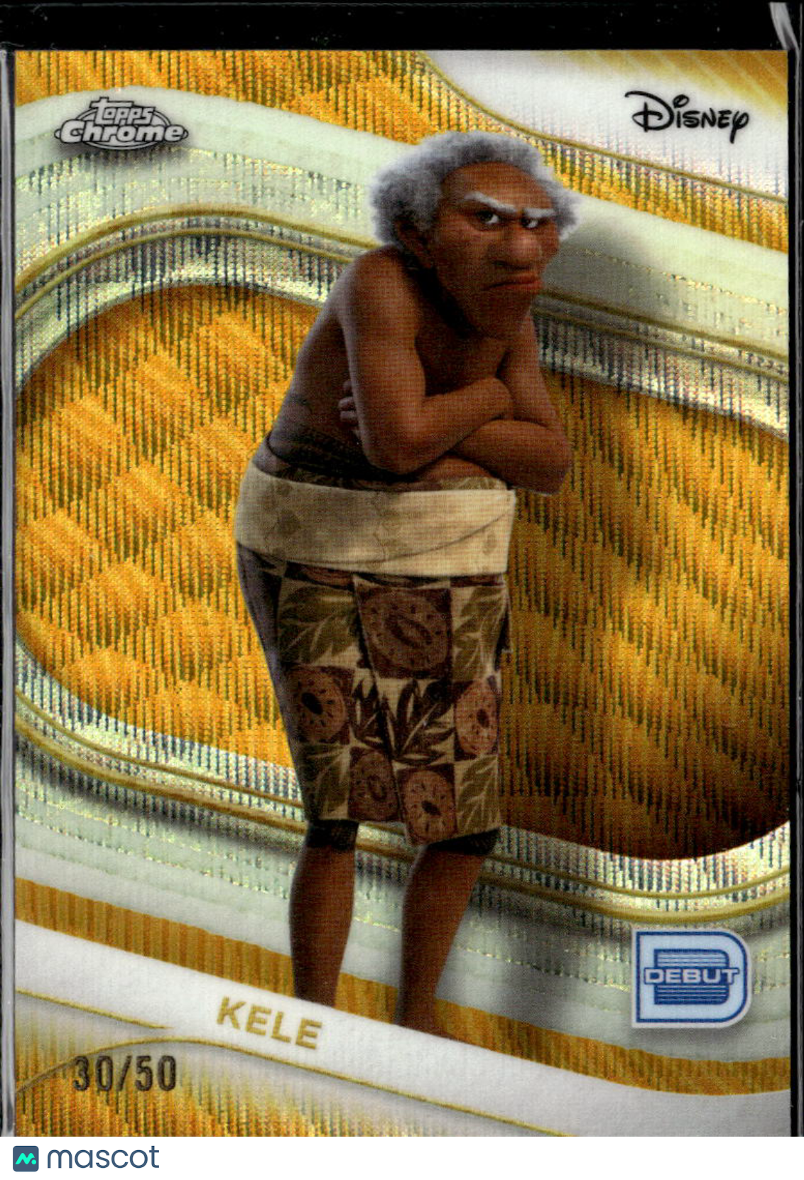 Kele 2025 Topps Chrome Disney Gold Wave Refractor Debut 30/50 #13