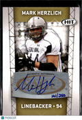 Mark Herzlich 2011 SAGE HIT Auto Autograph RC New York Giants 141/250