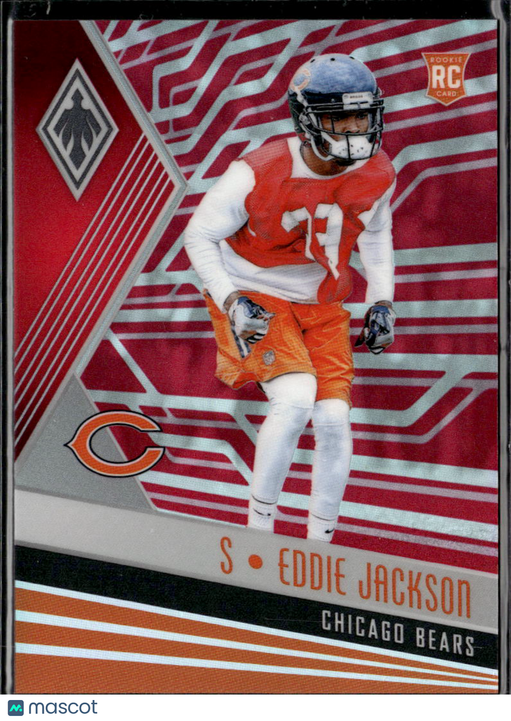 Eddie Jackson 2017 Panini Phoenix Pink RC 170/199 Chicago Bears