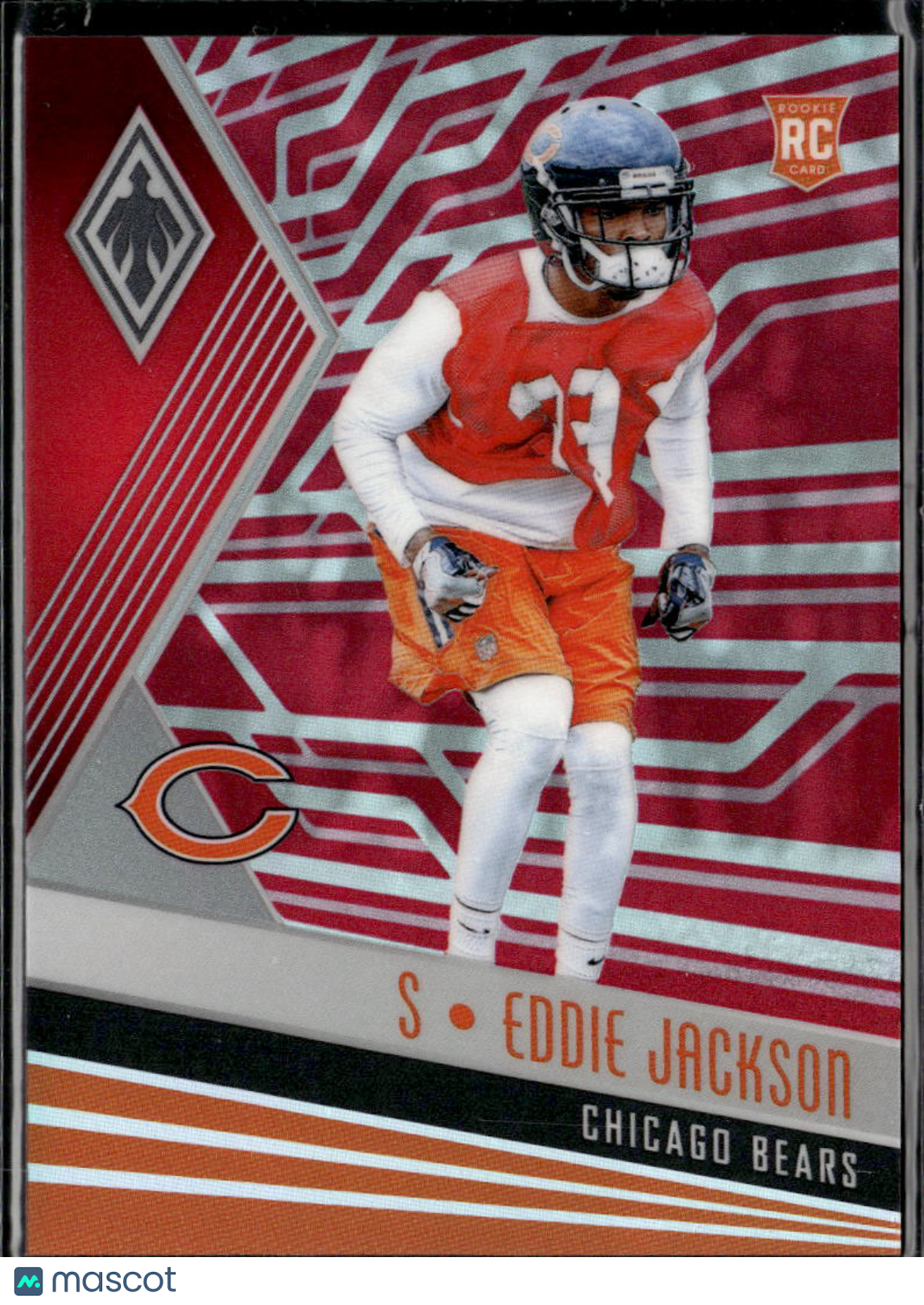 Eddie Jackson 2017 Panini Phoenix Pink RC 170/199 Chicago Bears