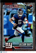 Jaxson Dart 2026 Topps Football Pigskin Leather Foil New York Giants
