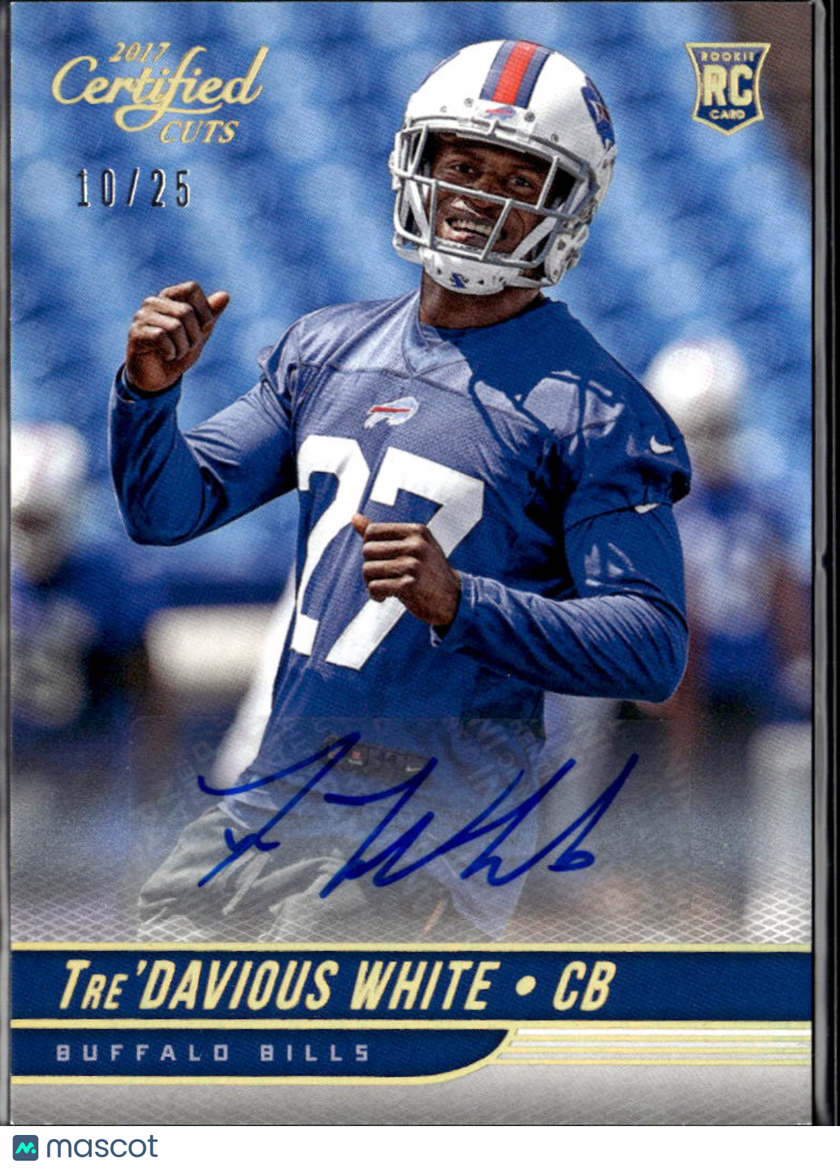 Tre'Davious White 2017 Certified Cuts Auto Autograph RC 10/25 Buffalo Bills