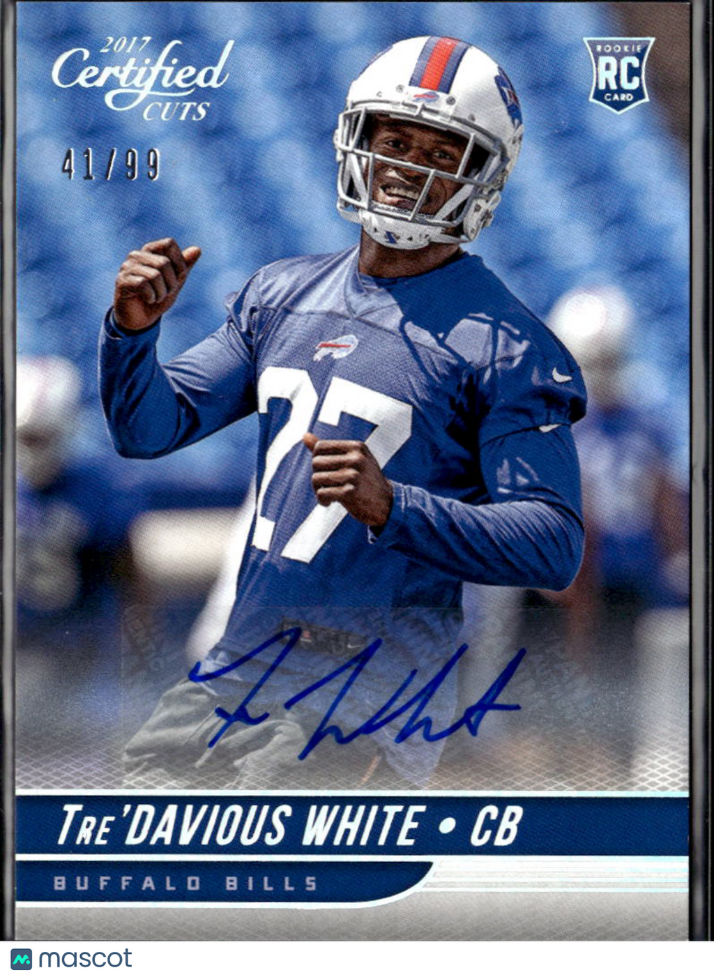 Tre'Davious White 2017 Certified Cuts Auto Autograph RC 41/99 Buffalo Bills
