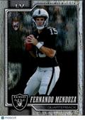 Fernando Mendoza 2026 Topps Sand Glitter Rookie RC Las Vegas Raiders