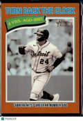 Miguel Cabrera 2026 Topps Heritage Orange Refractor 8/25 Detroit Tigers