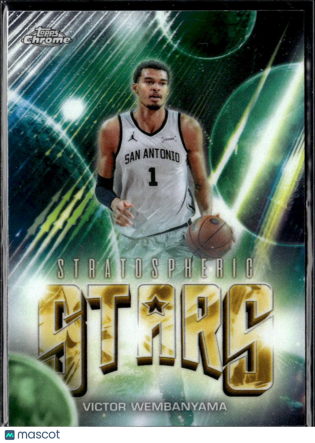 Victor Wembanyama 2026 Topps Chrome Stratospheric Stars San Antonio Spurs