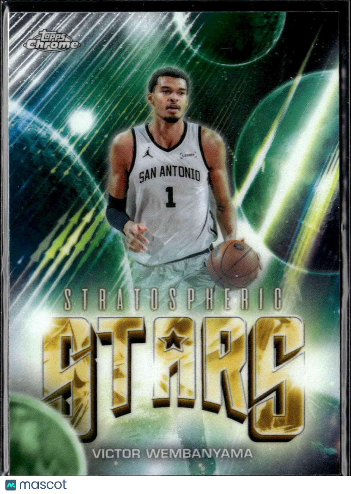 Victor Wembanyama 2026 Topps Chrome Stratospheric Stars San Antonio Spurs