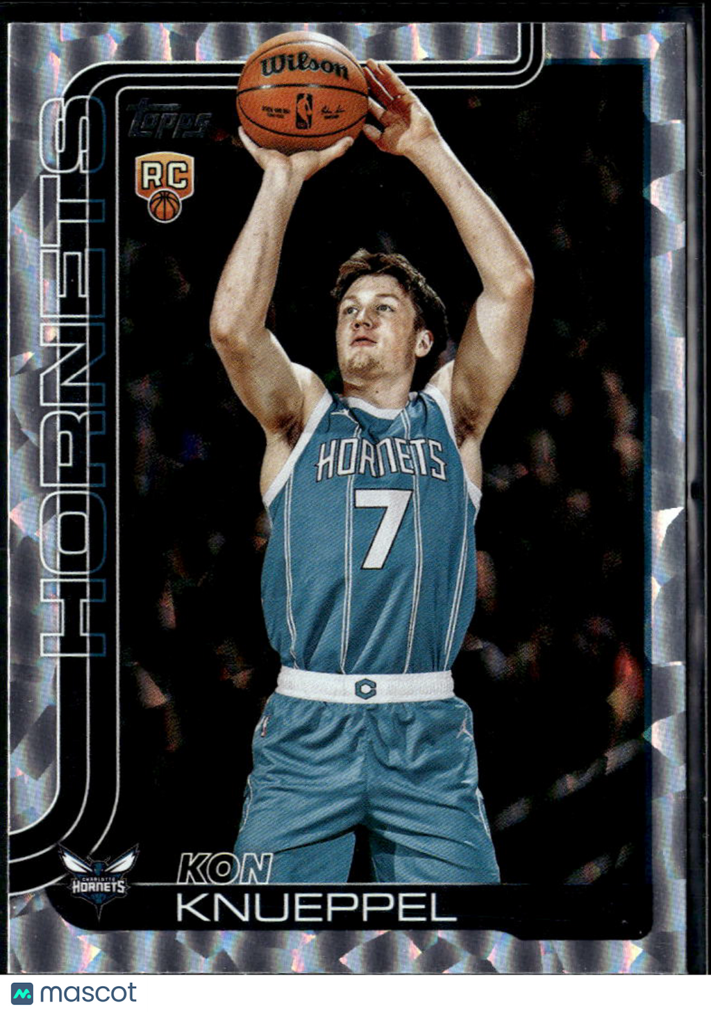 Kon Knueppel 2025 Topps Silver Ice Rookie RC Charlotte Hornets
