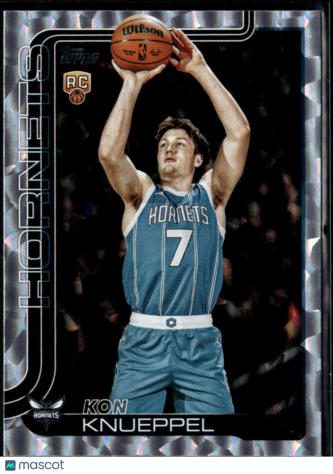 Kon Knueppel 2025 Topps Silver Ice Rookie RC Charlotte Hornets