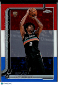 Dylan Harper 2026 Topps Chrome Update Red White Blue Rookie RC San Antonio Spurs
