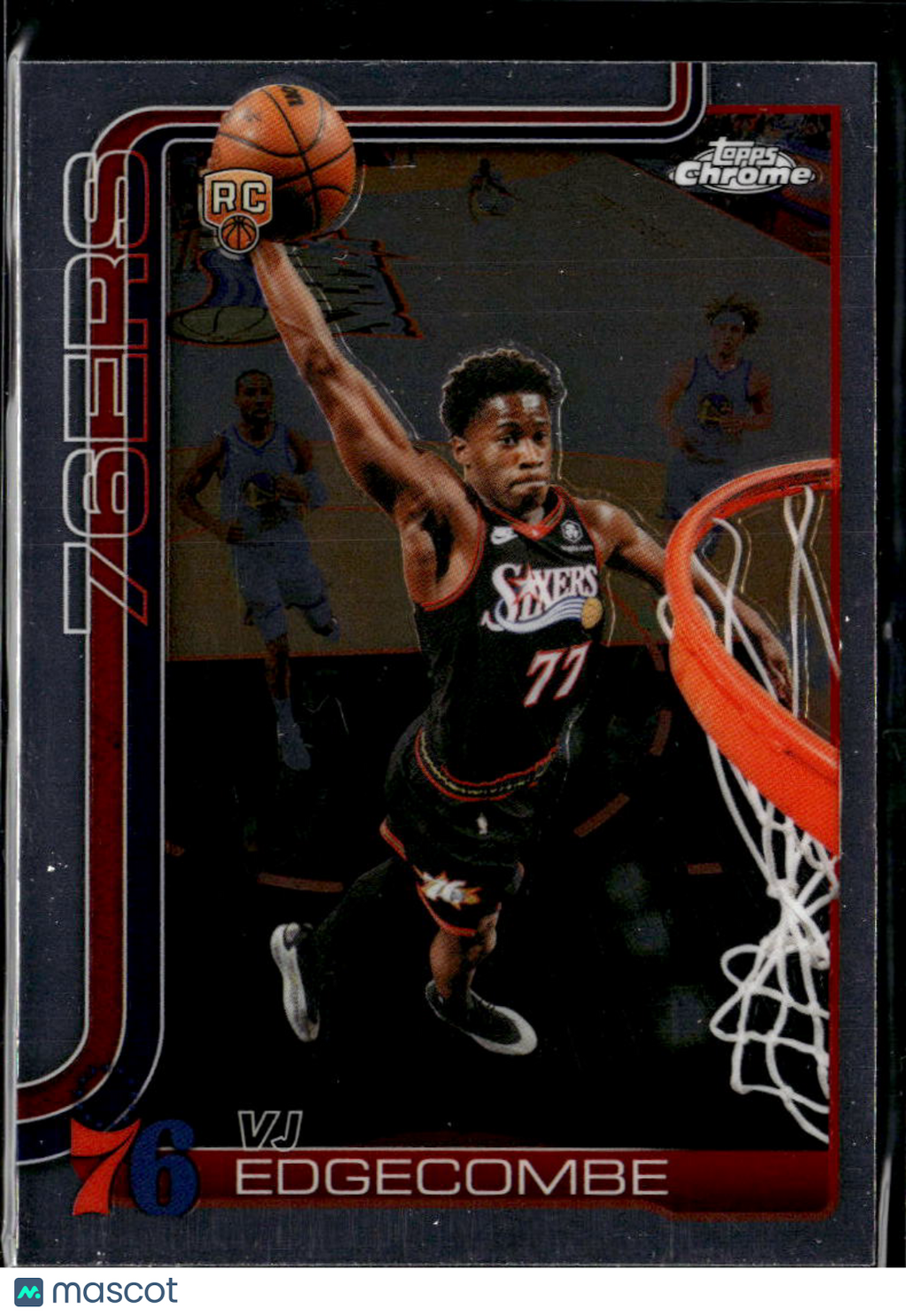 VJ Edgecombe 2026 Topps Chrome Update Rookie RC Philadelphia 76ers