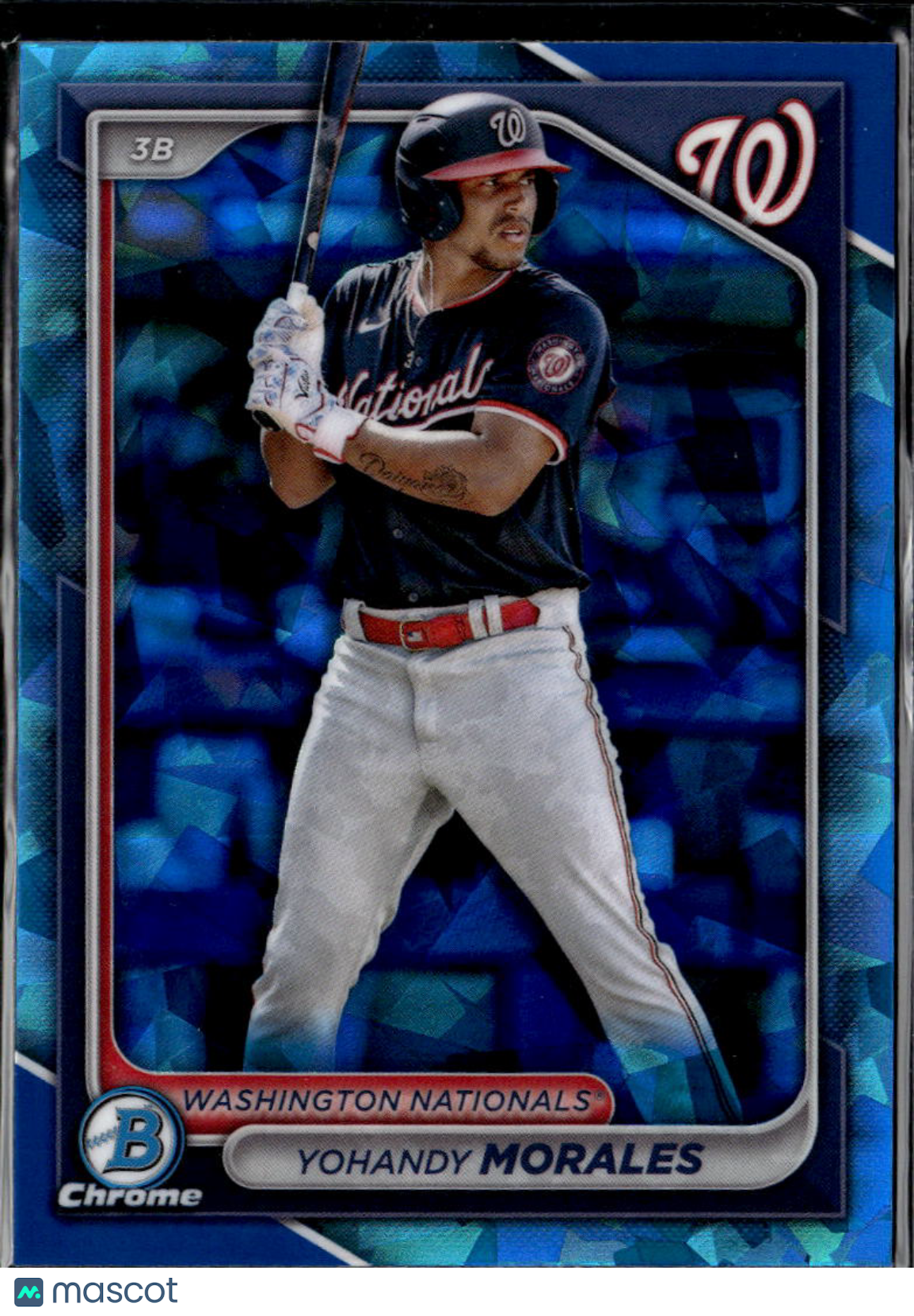 Yohandy Morales 2024 Bowman Draft Sapphire Blue Washington Nationals