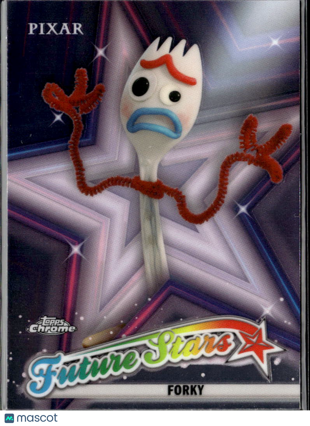 Forky 2025 Topps Chrome Disney 100 Future Stars Insert #FS-8