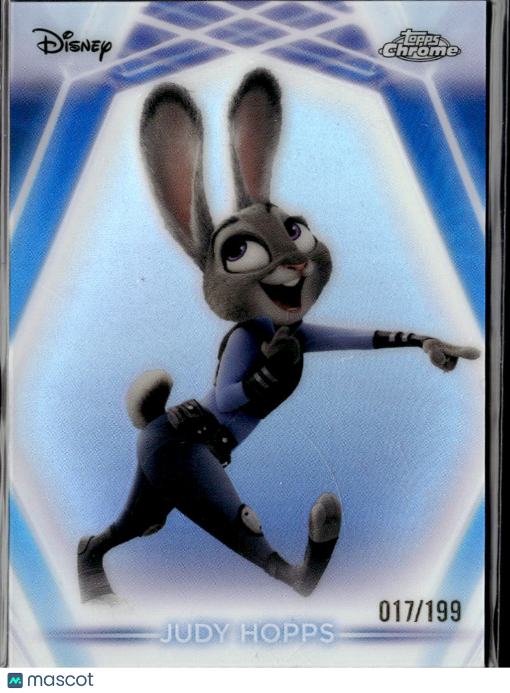 Judy Hopps 2026 Topps Chrome Disney Refractor 17/199 #CNE-62