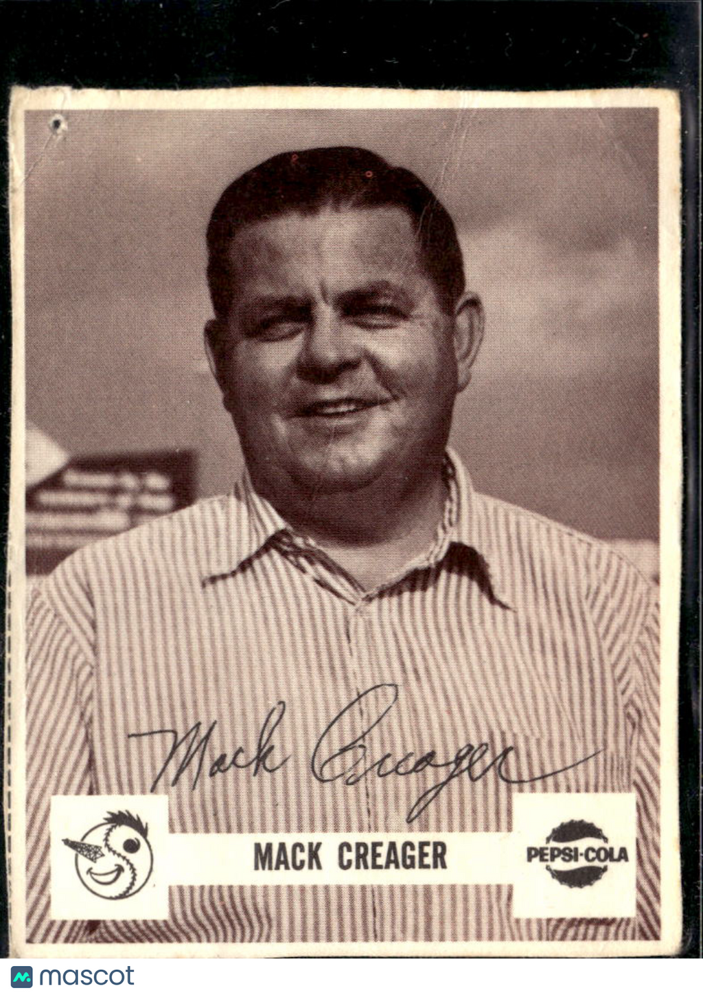 Mack Creager 1966 Pepsi-Cola Tulsa Oilers