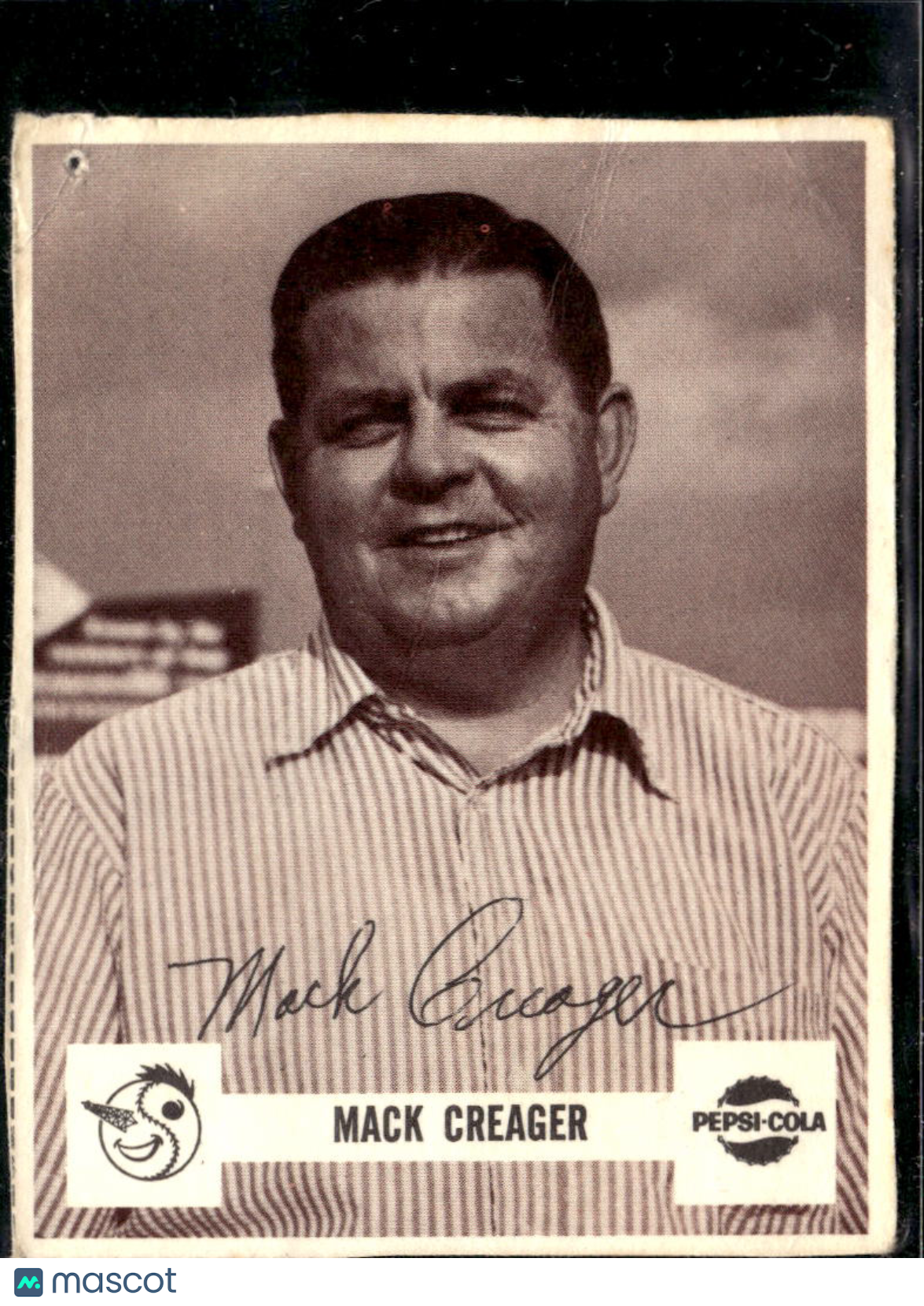 Mack Creager 1966 Pepsi-Cola Tulsa Oilers