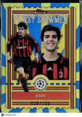 Kaka 2026 Topps Finest Showmen Blue Refractor /150 AC Milan