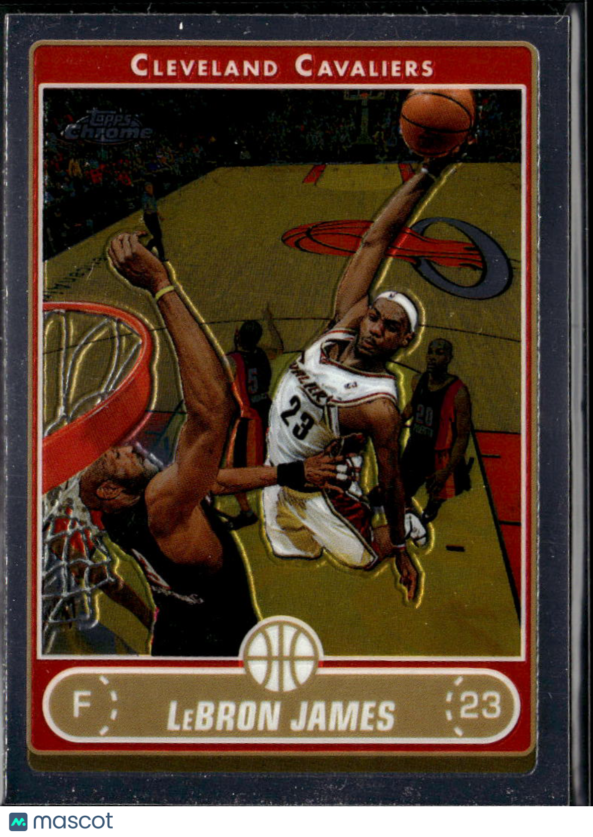 LeBron James 2006-07 Topps Chrome Card #67 Cleveland Cavaliers