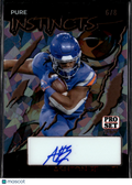 Ashton Jeanty 2023 Leaf Pro Auto Autograph RC 6/8 Boise State LV Raiders