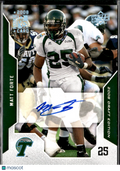 Matt Forte 2008 Upper Deck Auto Autograph RC Tulane Chicago Bears