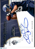 Owen Schmitt 2008 SP Authentic Auto Autograph RC /1199 West Virginia Seahawks