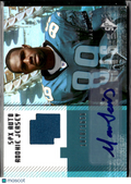 Marcedes Lewis 2006 SPx Auto Autograph Jersey RC 1078/1650 Jacksonville Jaguars