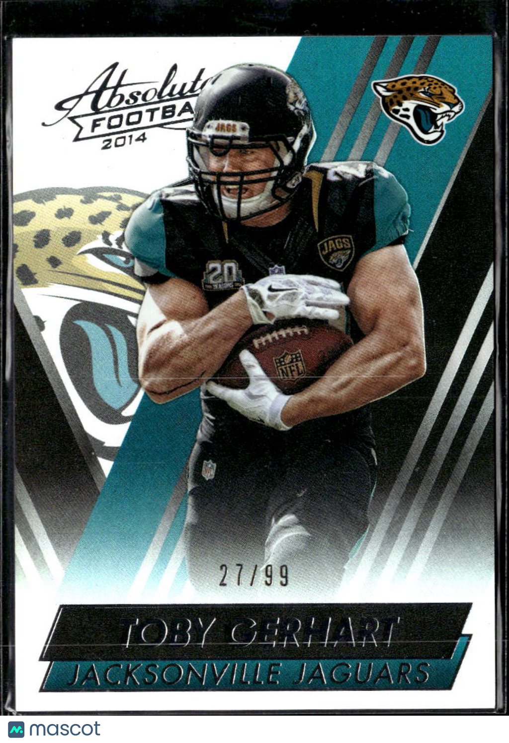 Toby Gerhart 2014 Absolute Spectrum 27/99 Jacksonville Jaguars