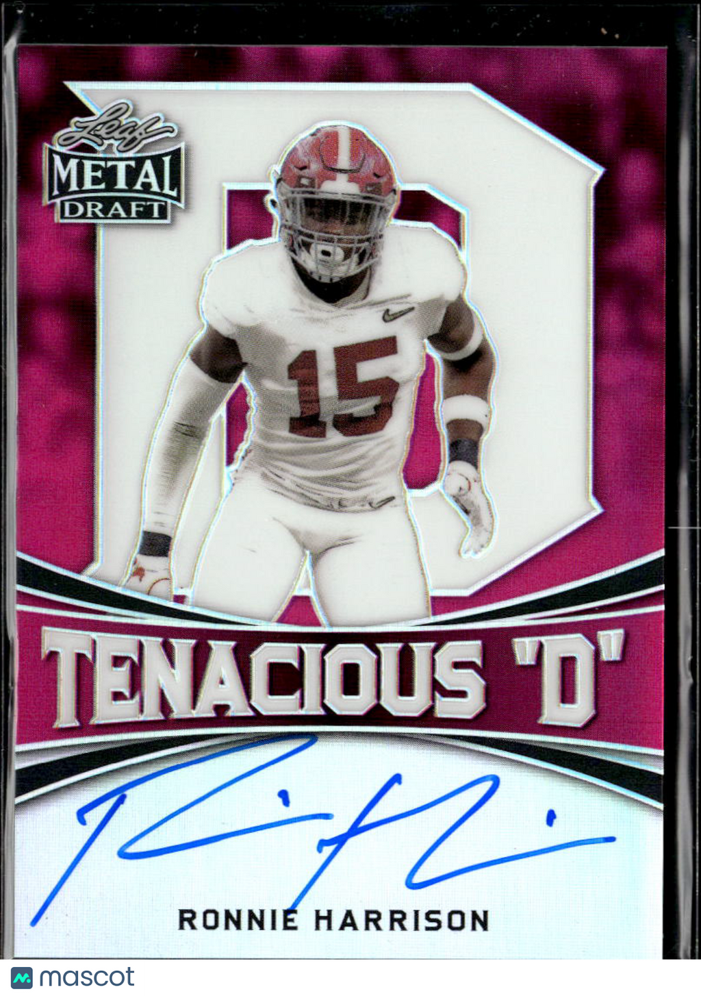 Ronnie Harrison 2018 Leaf Metal Auto Autograph RC /10 Alabama Crimson Tide