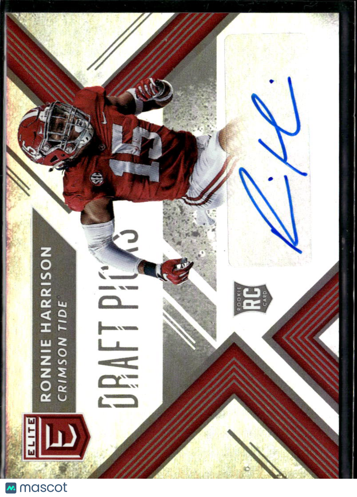 Ronnie Harrison 2018 Elite Auto Autograph RC Alabama Crimson Tide