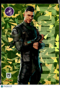 Squad Leader 2021 Panini Fortnite Series 3 Cracked Ice Epic Outfit #183