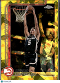 Dyson Daniels 2026 Topps Chrome Sapphire GOLD Refractor 37/50 Atlanta Hawks