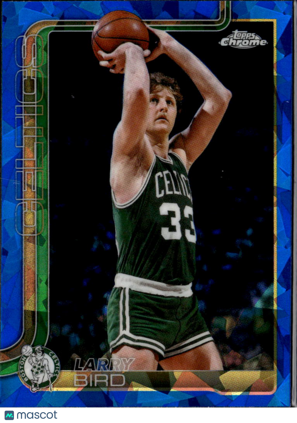 Larry Bird 2026 Topps Chrome Sapphire Update #143 Boston Celtics