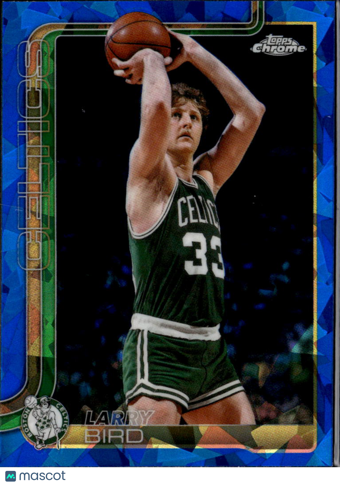 Larry Bird 2026 Topps Chrome Sapphire Update #143 Boston Celtics