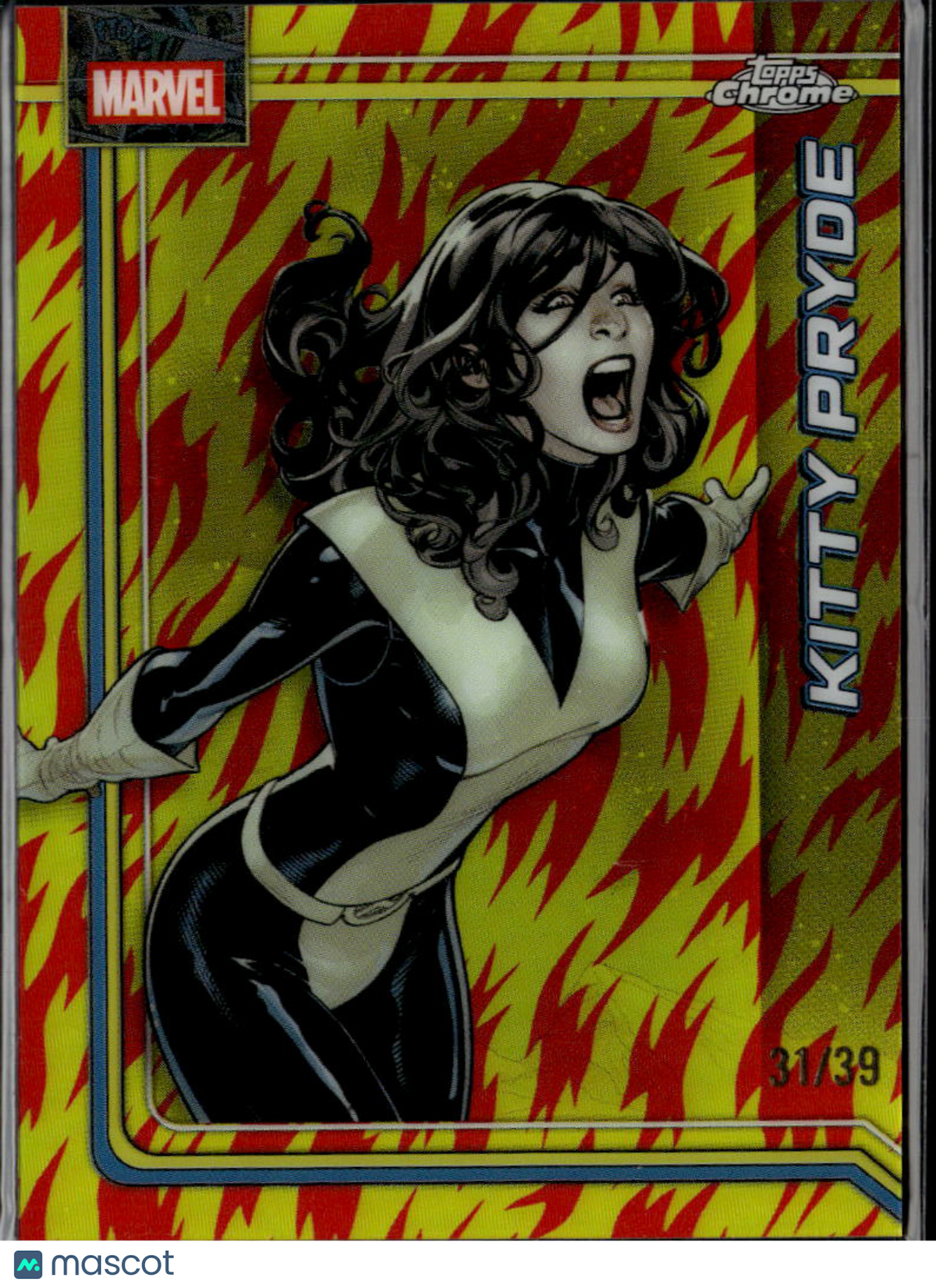Kitty Pryde 2026 Topps Chrome Marvel Human Torch Refractor 31/39 #66