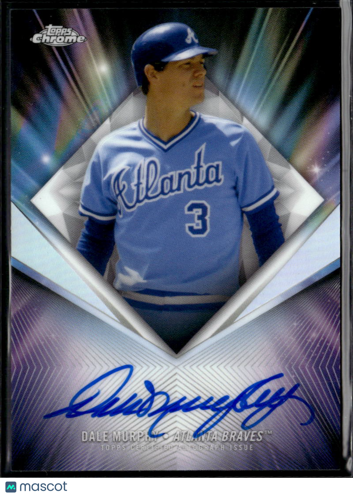 Dale Murphy 2026 Topps Chrome Auto Autograph 75th Atlanta Braves
