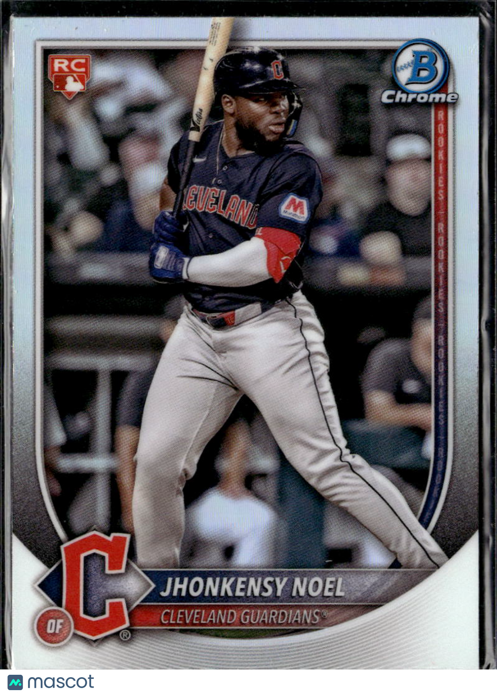 Jhonkensy Noel 2025 Bowman Chrome RED Rookie Refractor RC Cleveland Guardians
