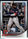 Jhonkensy Noel 2025 Bowman Chrome RED Rookie Refractor RC Cleveland Guardians