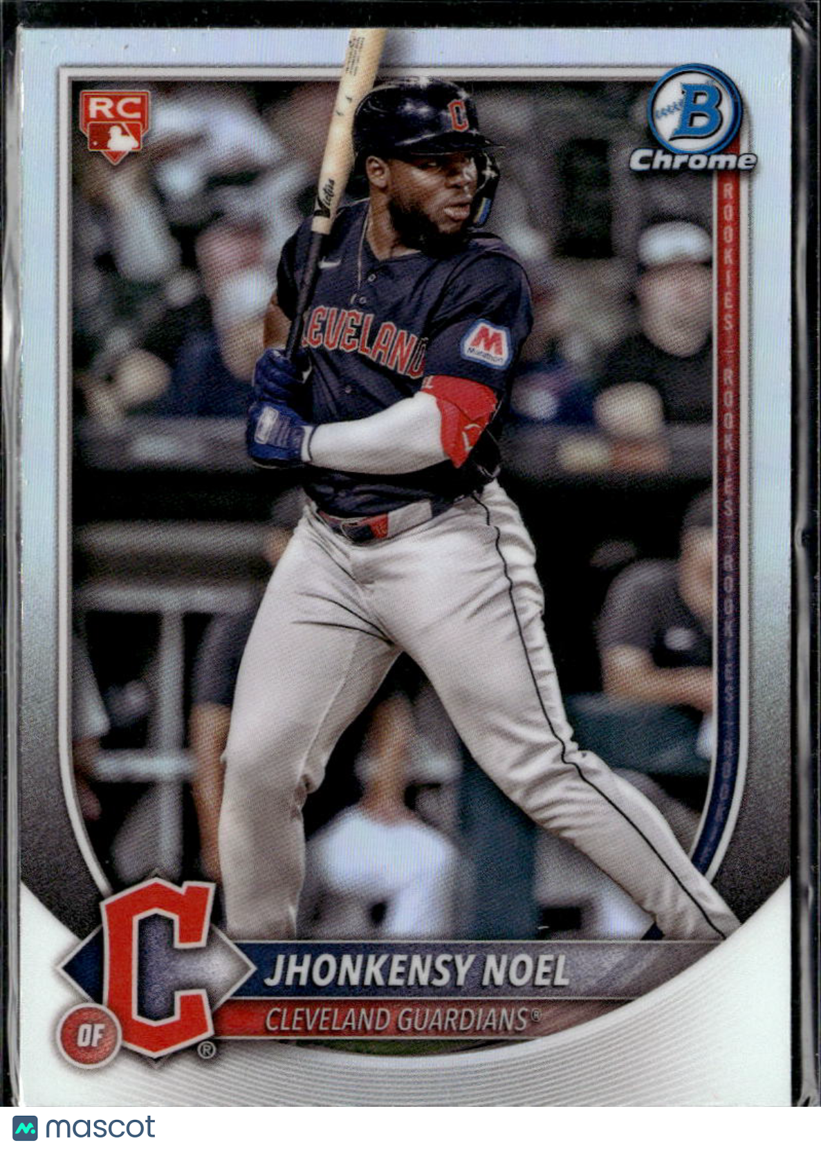 Jhonkensy Noel 2025 Bowman Chrome RED Rookie Refractor RC Cleveland Guardians
