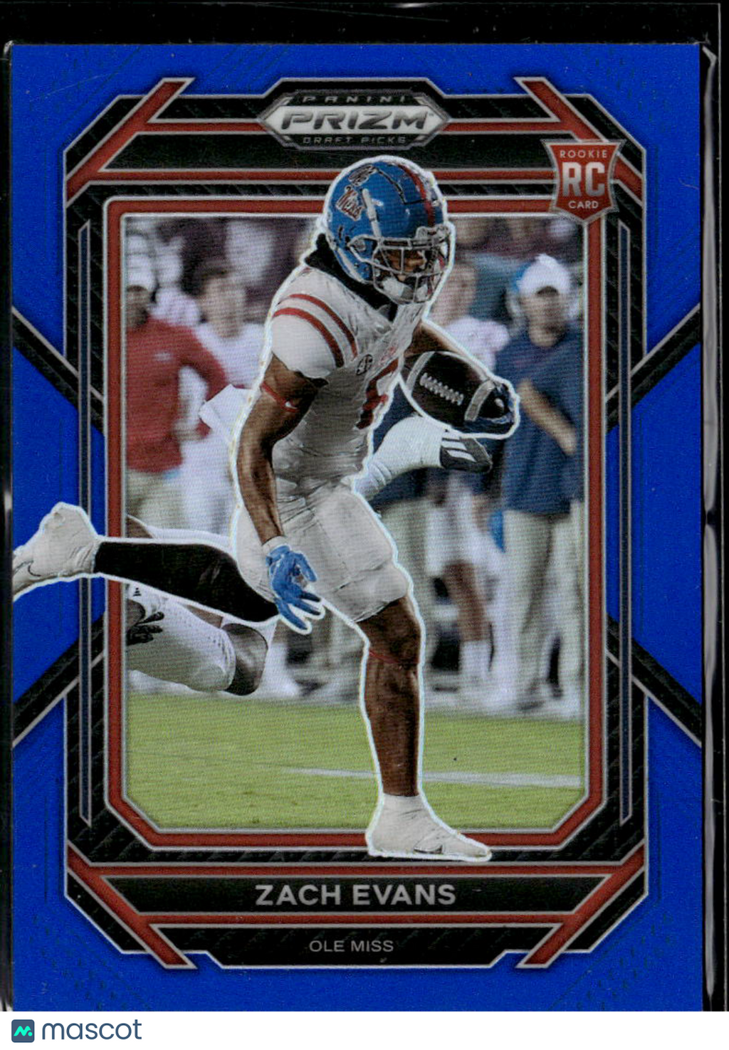 Zach Evans 2023 Prizm Draft Picks RC Blue 8/199 Ole Miss Rebels