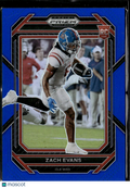 Zach Evans 2023 Prizm Draft Picks RC Blue 8/199 Ole Miss Rebels