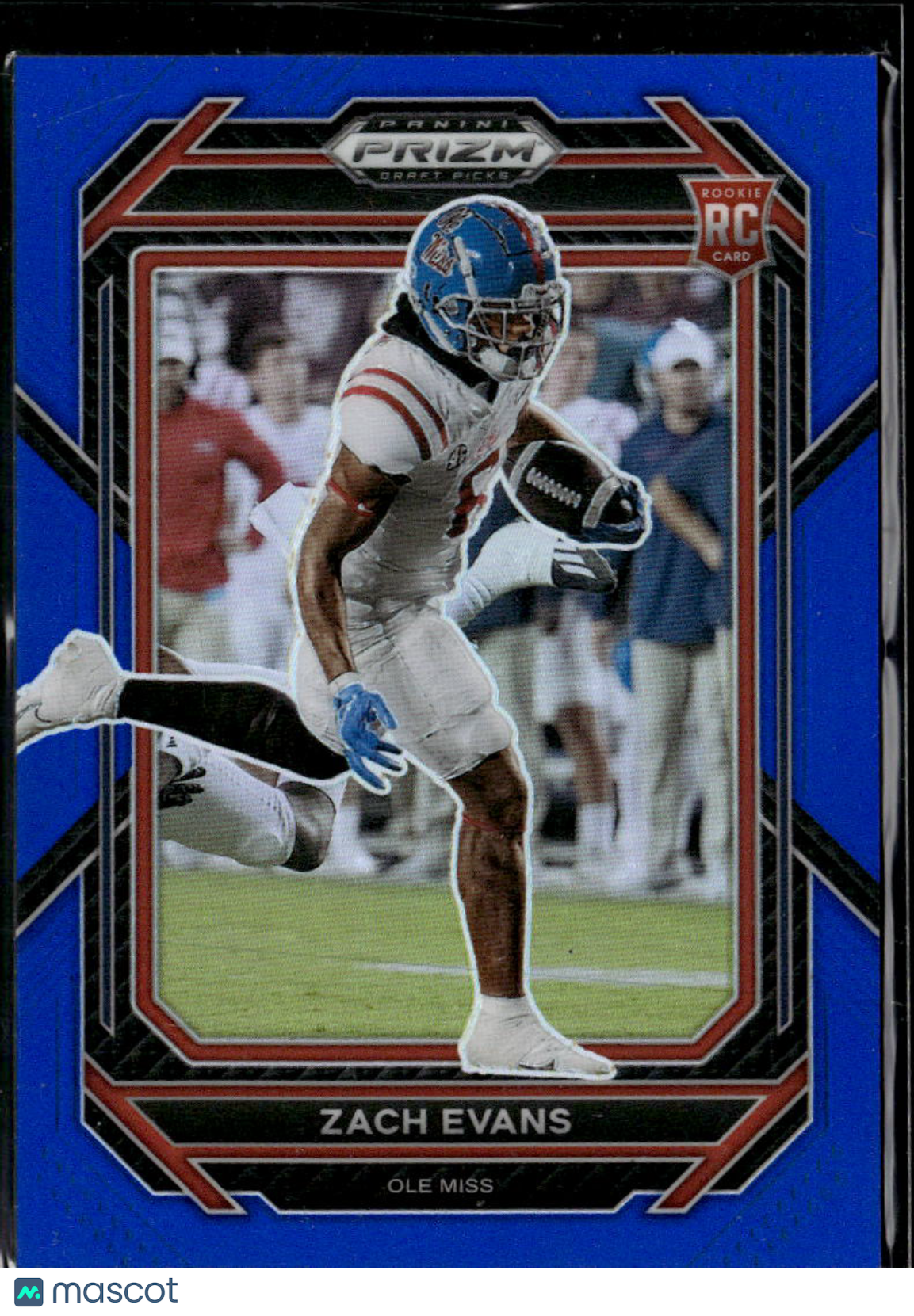 Zach Evans 2023 Prizm Draft Picks RC Blue 8/199 Ole Miss Rebels