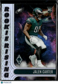 Jalen Carter 2023 Phoenix Rookie Rising RC Philadelphia Eagles
