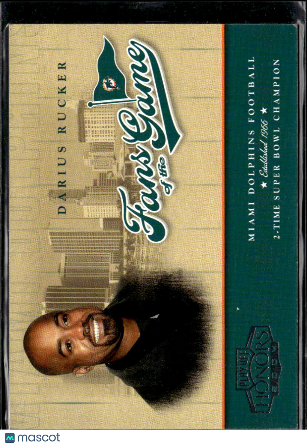 Darius Rucker 2004 Playoff Honors Fans of the Game Miami Dolphins