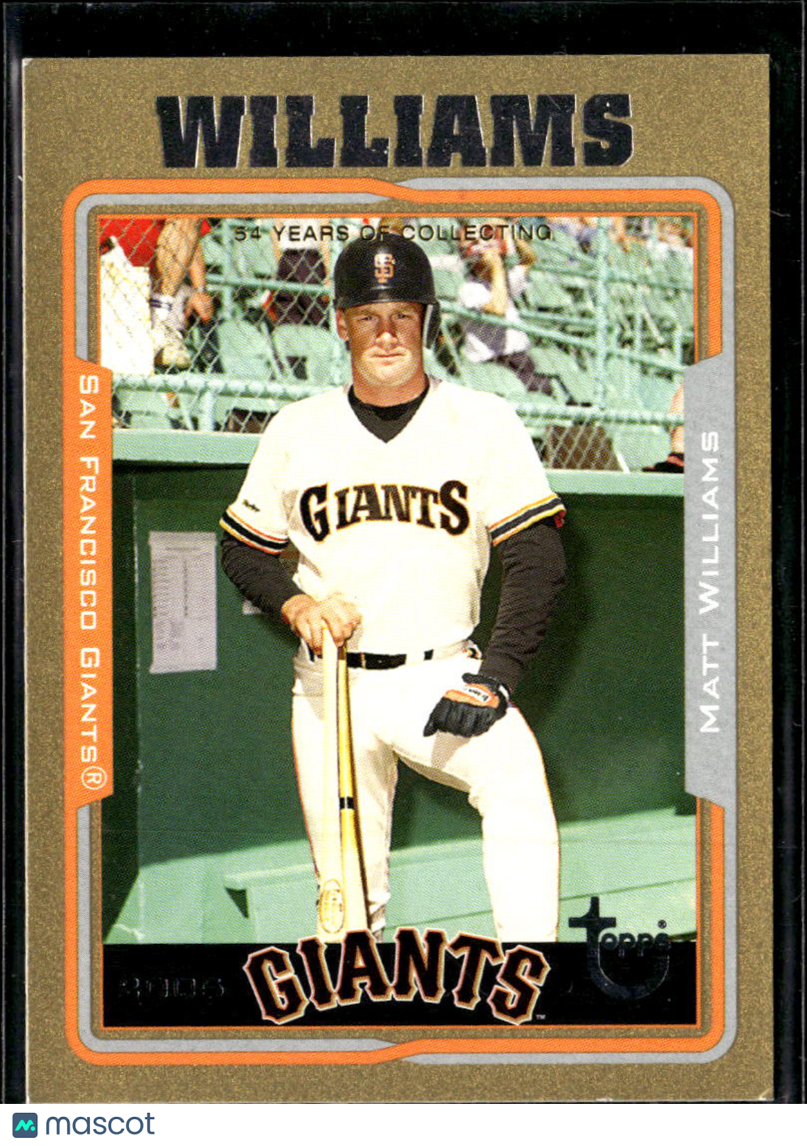 Matt Williams 2005 Topps Gold 113/500 San Francisco Giants